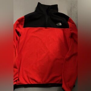 The North Face Men's Performance Jacket in Red and Black Small